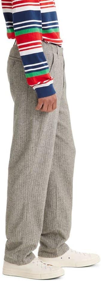 imageLevis Mens XX Chino Ez PantsNew Cosy Dark Grey Herringbone