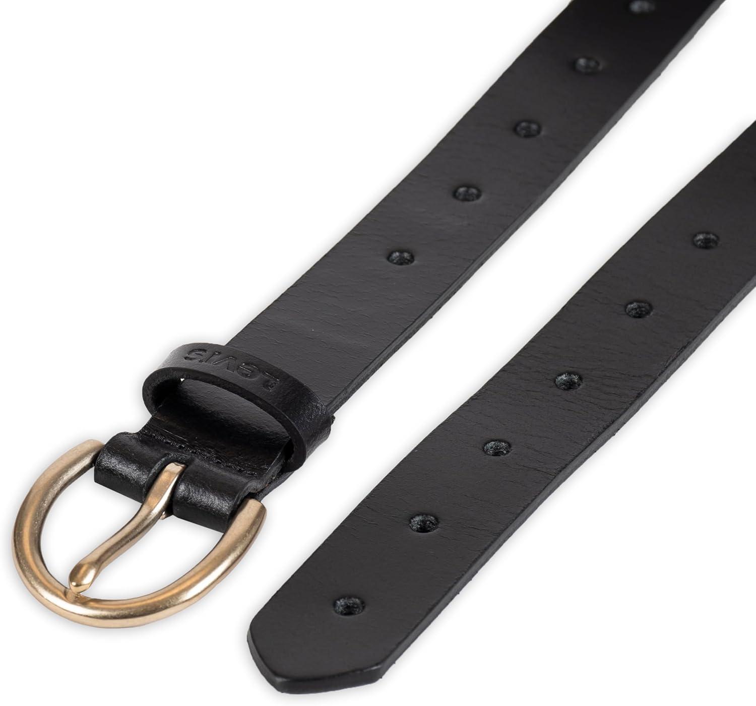 imageLevis Womens Casual Leather BeltBlack Perforated