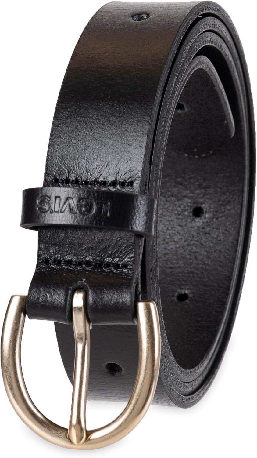 imageLevis Womens Casual Leather BeltBlack Perforated