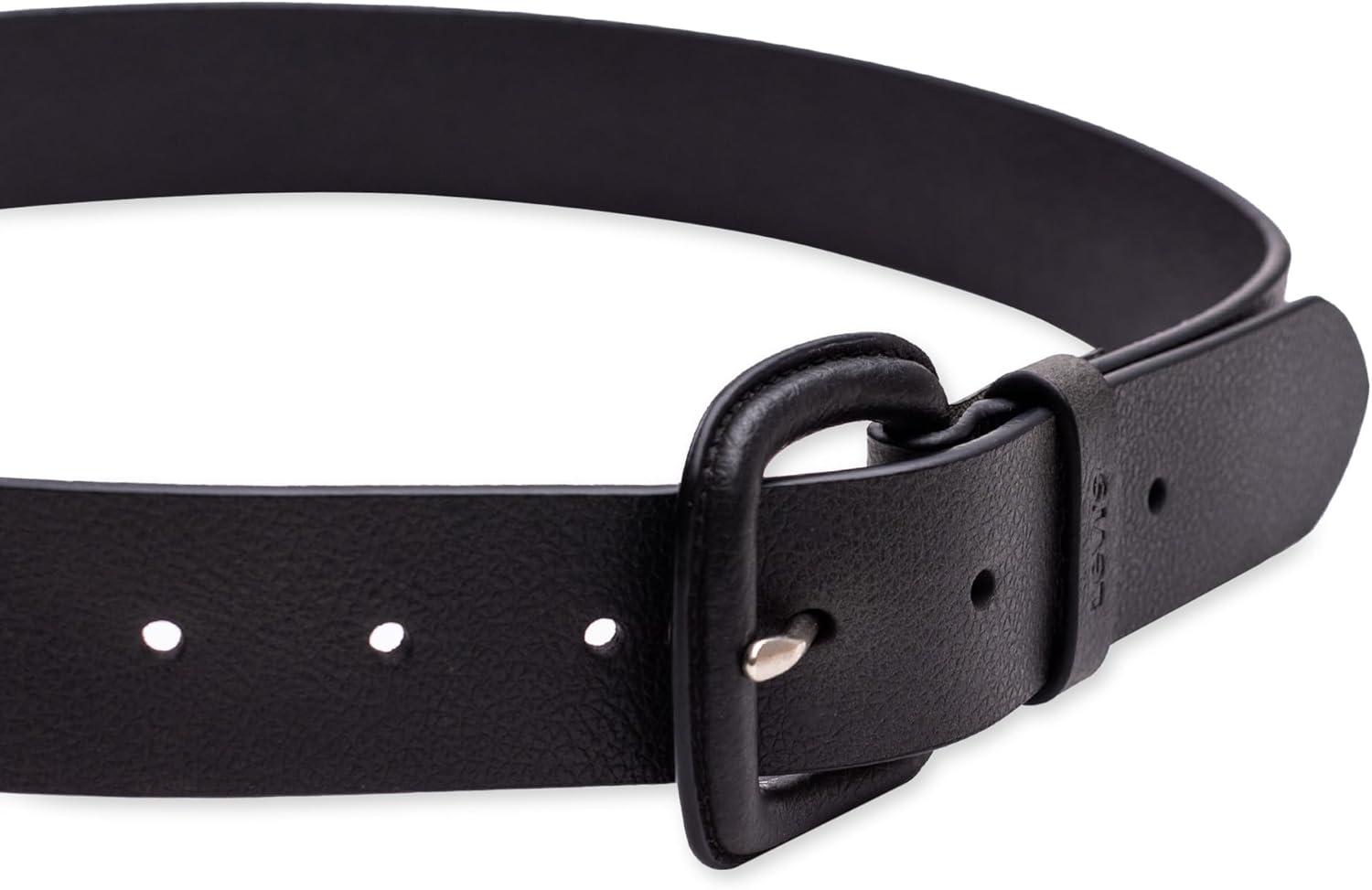imageLevis Womens Casual Wrapped Leather Buckle Jean BeltBlack