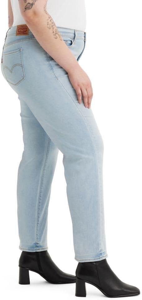 imageLevis Womens Classic Straight Jeans Plus SizeNew Indigo Imagin No Knee