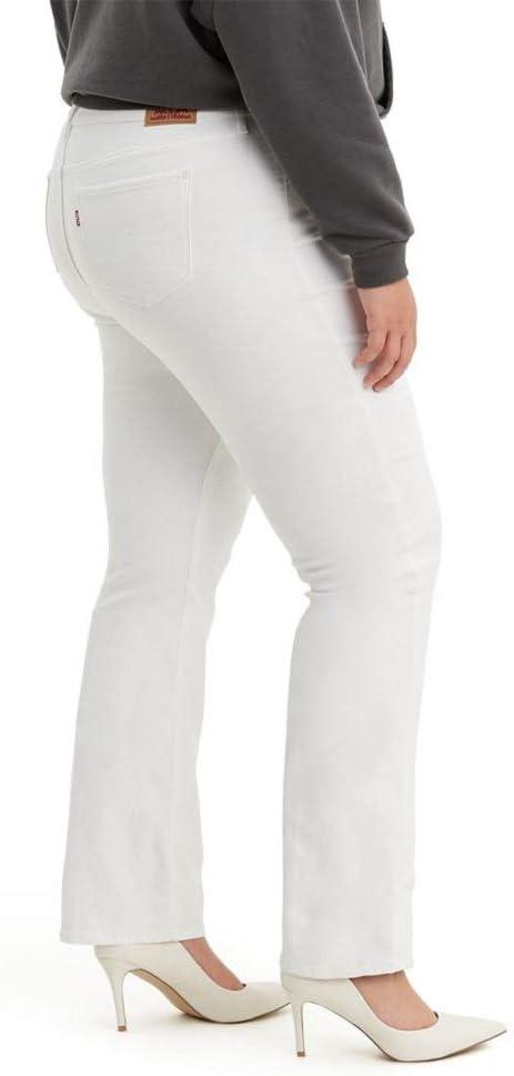 imageLevis Womens Classic Straight Jeans Plus SizeSimply White