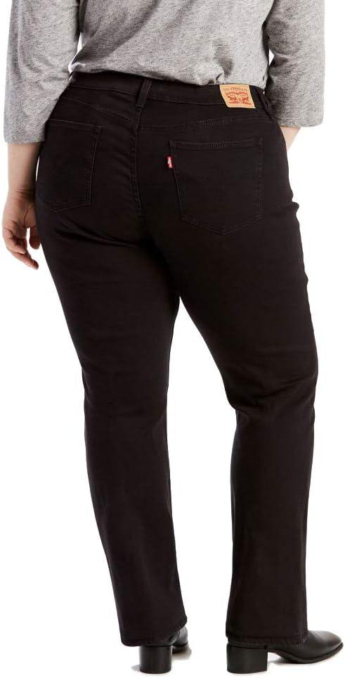 imageLevis Womens Classic Straight Jeans Plus SizeSoft Black