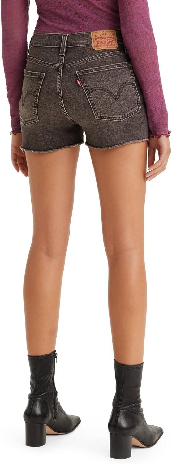 imageLevis Womens High Rise ShortsBlack Worn in