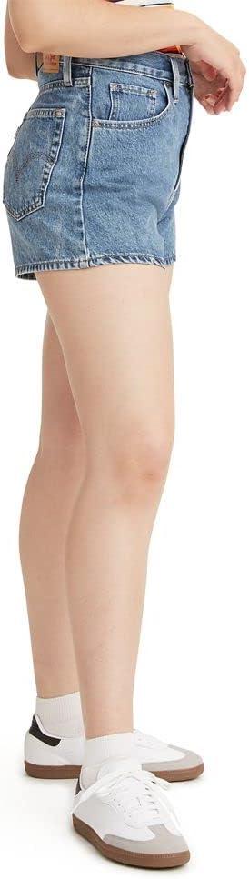 imageLevis Womens High Waisted Mom Shorts Also Available in PlusAmazing Medium Indigo