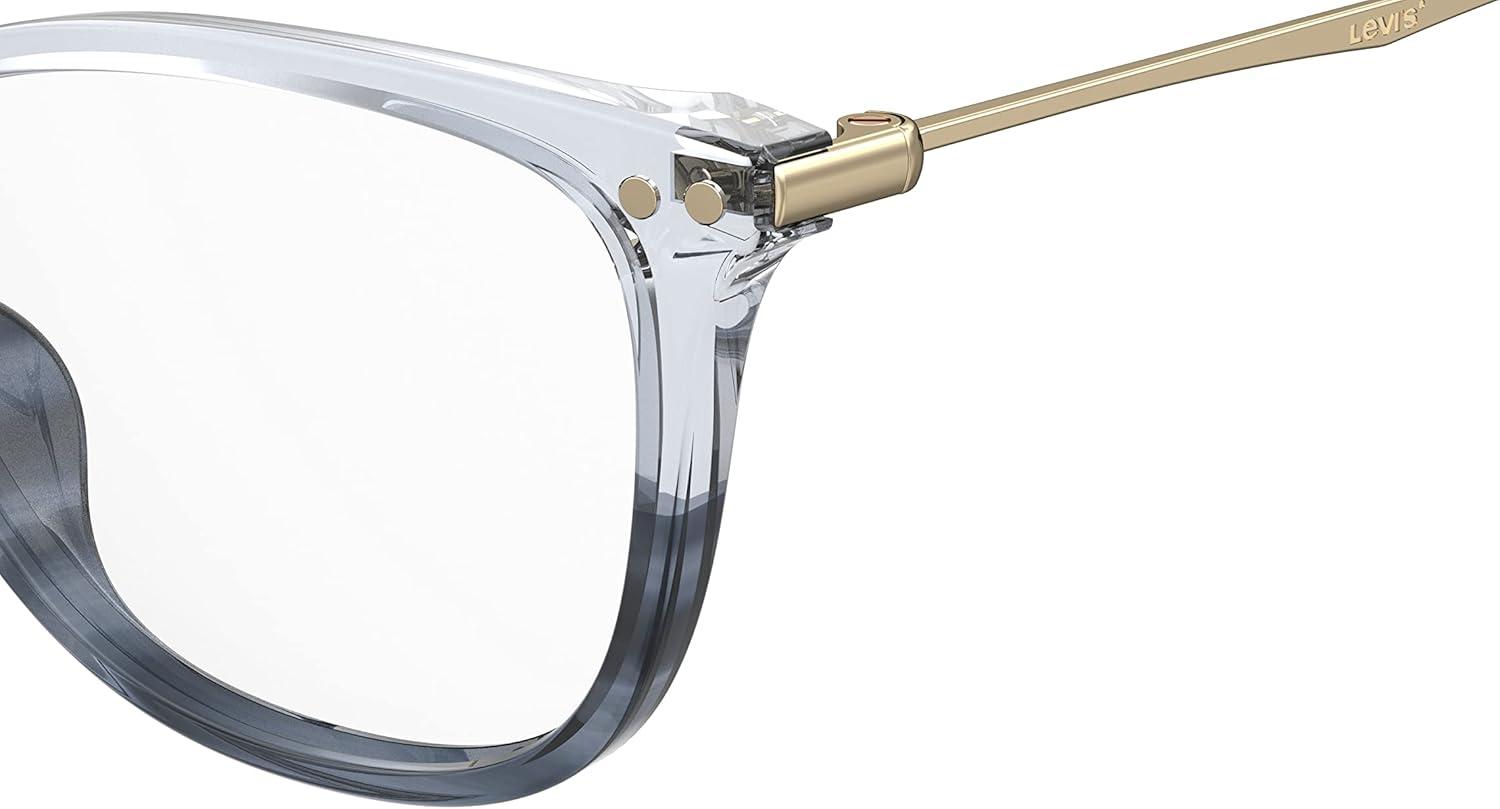 imageLevis Womens Lv 5021 Cat Eye Prescription Eyewear FramesBlue HornDemo Lens