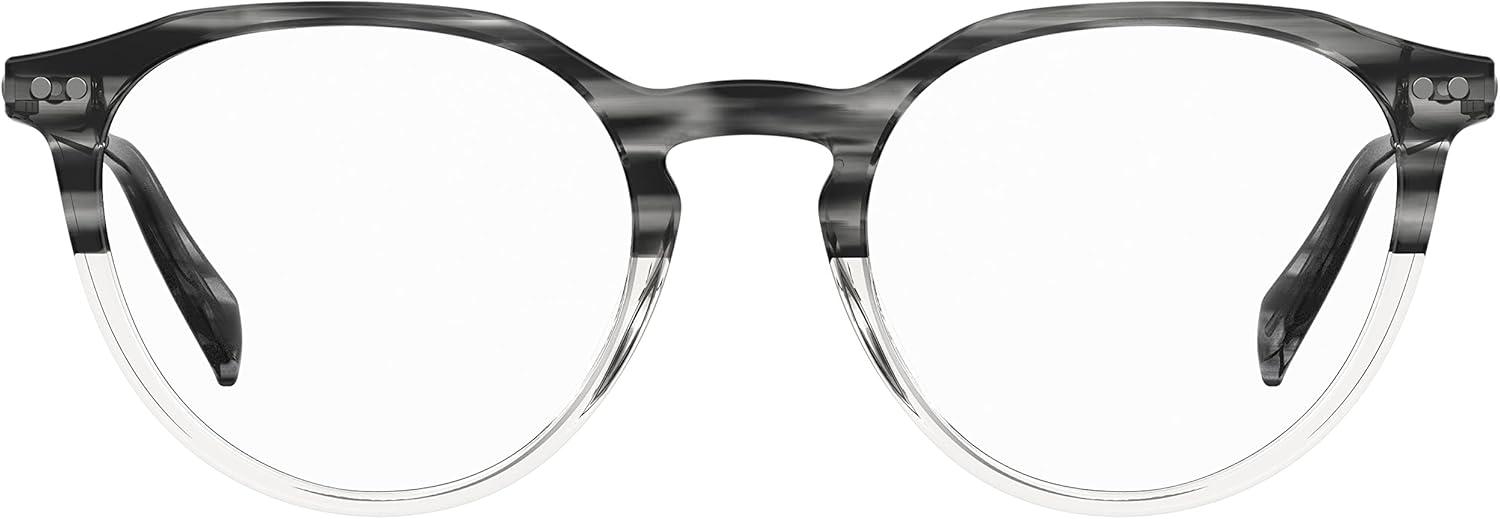 imageLevis Womens Lv 5022 Round Prescription Eyewear FramesGray HornDemo Lens
