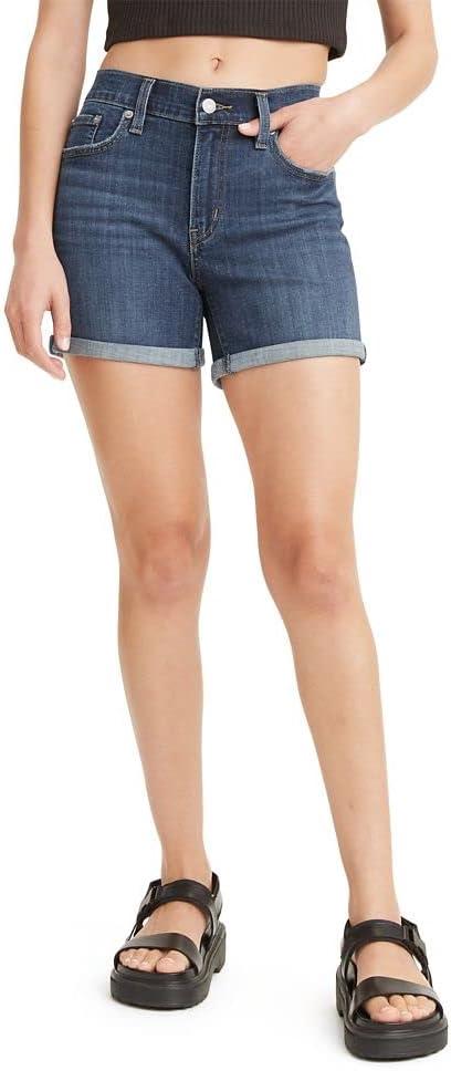 imageLevis Womens MidLength ShortsLapis Smile Medium Indigo