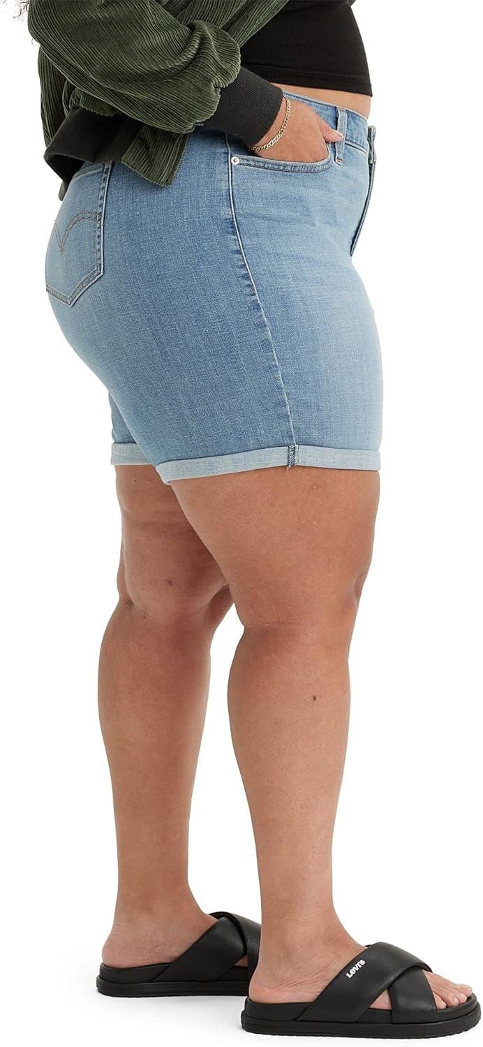 imageLevis Womens MidLength ShortsMedium Indigo Worn in