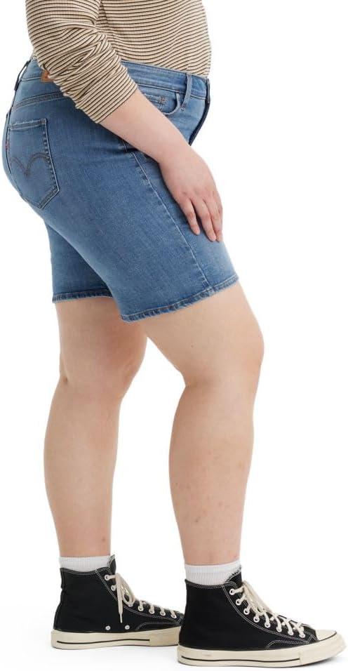 imageLevis Womens MidLength ShortsNew What Are We Plus