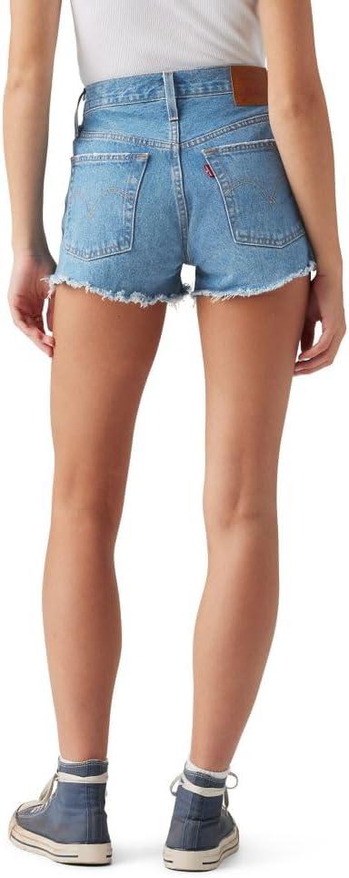 imageLevis Womens Premium 501 Original Shorts Also Available in PlusAthens Mid Short Medum Indigo
