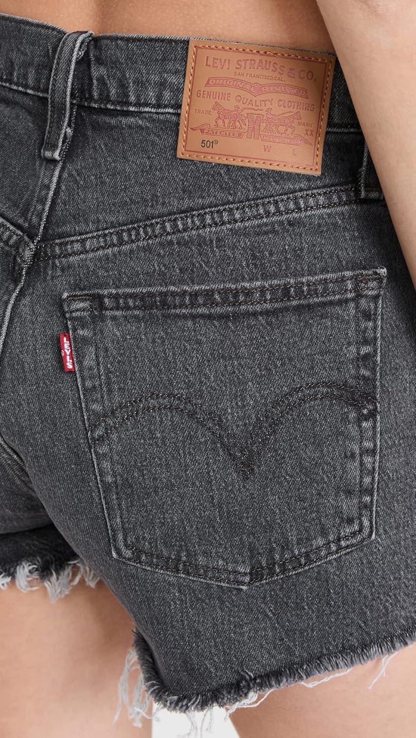 imageLevis Womens Premium 501 Original Shorts Also Available in PlusCabo Rise Black