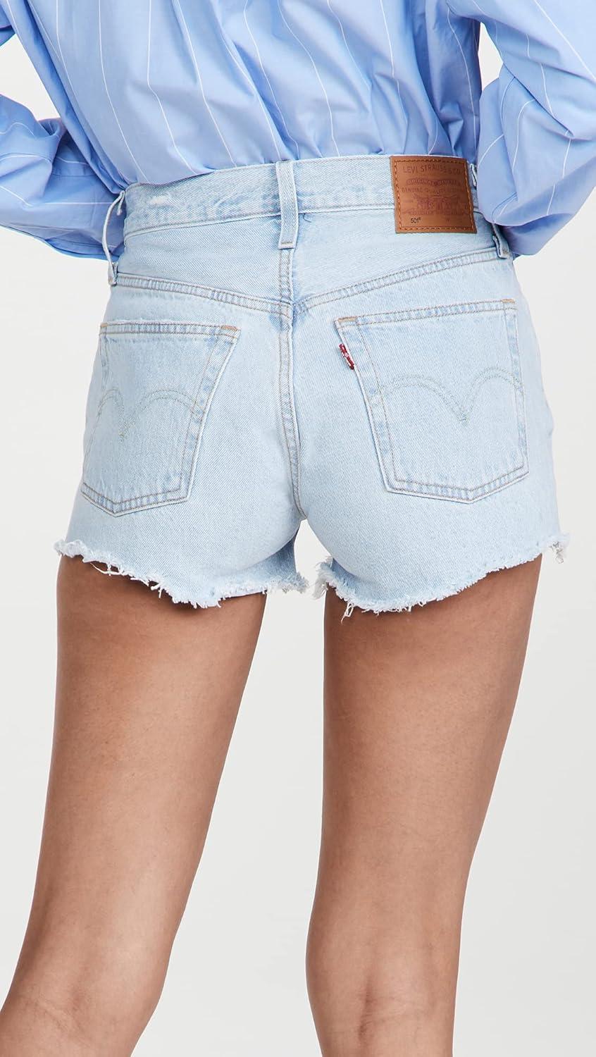 imageLevis Womens Premium 501 Original Shorts Also Available in PlusLuxor Edge Light Indigo
