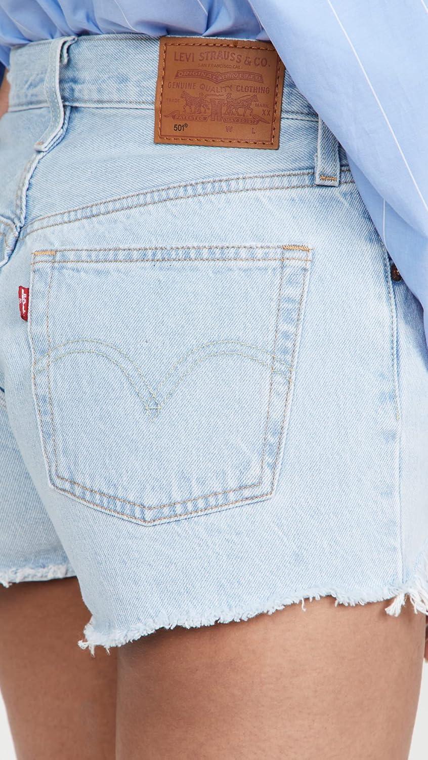 imageLevis Womens Premium 501 Original Shorts Also Available in PlusLuxor Edge Light Indigo