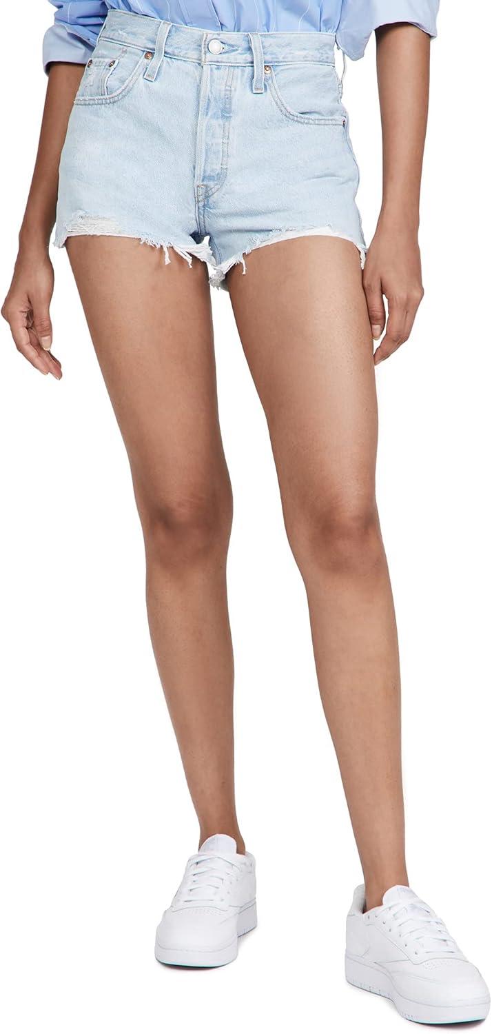 imageLevis Womens Premium 501 Original Shorts Also Available in PlusLuxor Edge Light Indigo