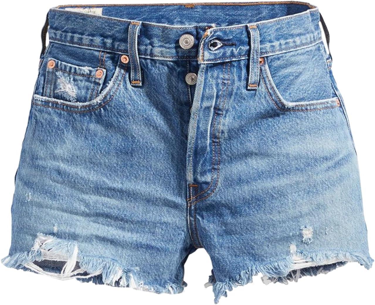 imageLevis Womens Premium 501 Original Shorts Also Available in PlusOxnard Athens Mid Short
