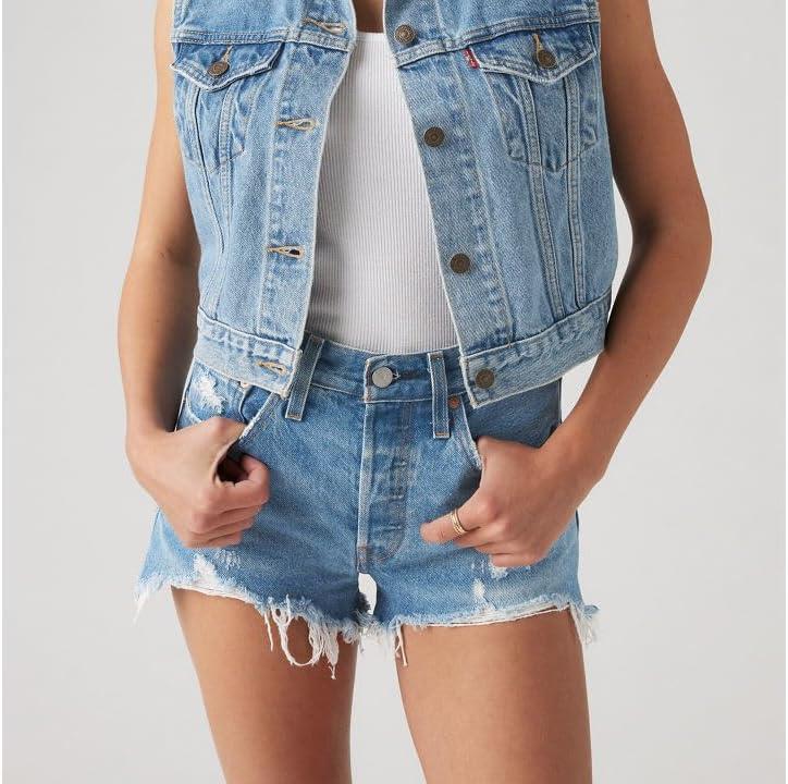 imageLevis Womens Premium 501 Original Shorts Also Available in PlusOxnard Athens Mid Short