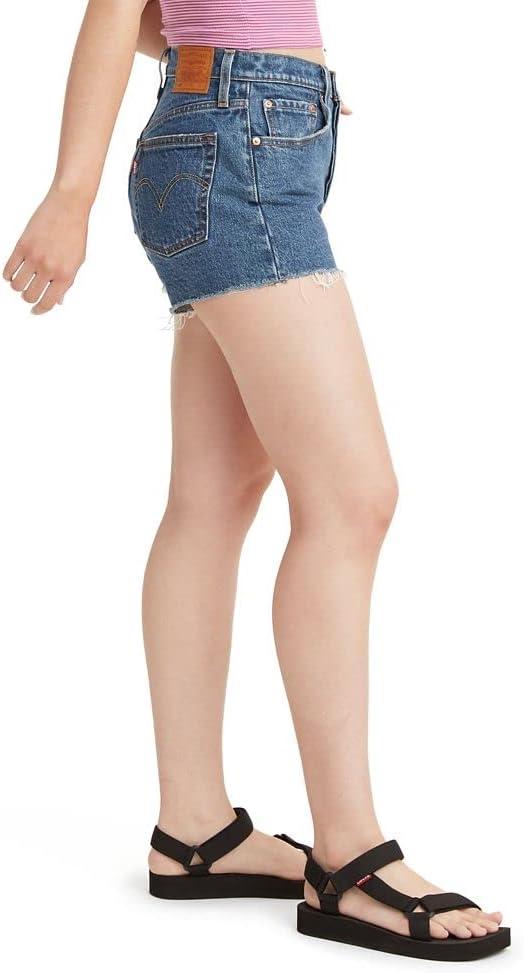 imageLevis Womens Premium 501 Original Shorts Also Available in PlusSalsa Halfway Medium Indigo