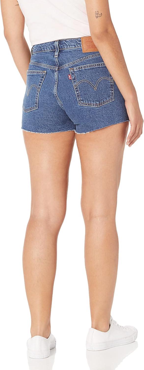 imageLevis Womens Premium 501 Original Shorts Also Available in PlusSalsa Halfway Medium Indigo