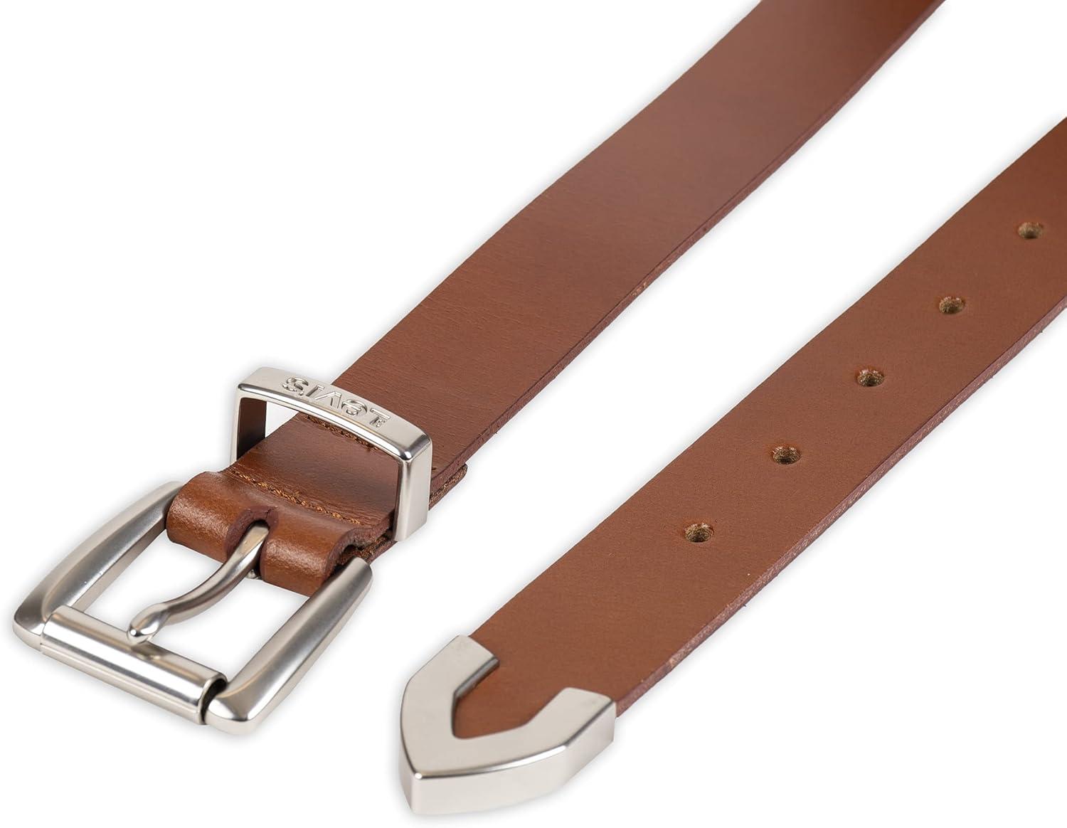 imageLevis Womens Slim Casual Western Style Leather Jean Belt With Metal Tip Regular amp Plus SizesTan Classic