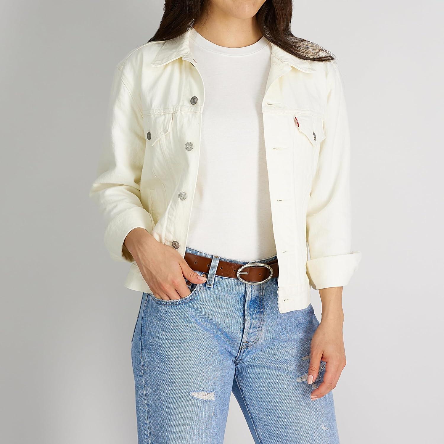 imageLevis Womens TwoinOne Reversible Twisted Centerbar Casual Leather Jean Belt FliptoReverse BuckleTanBlue