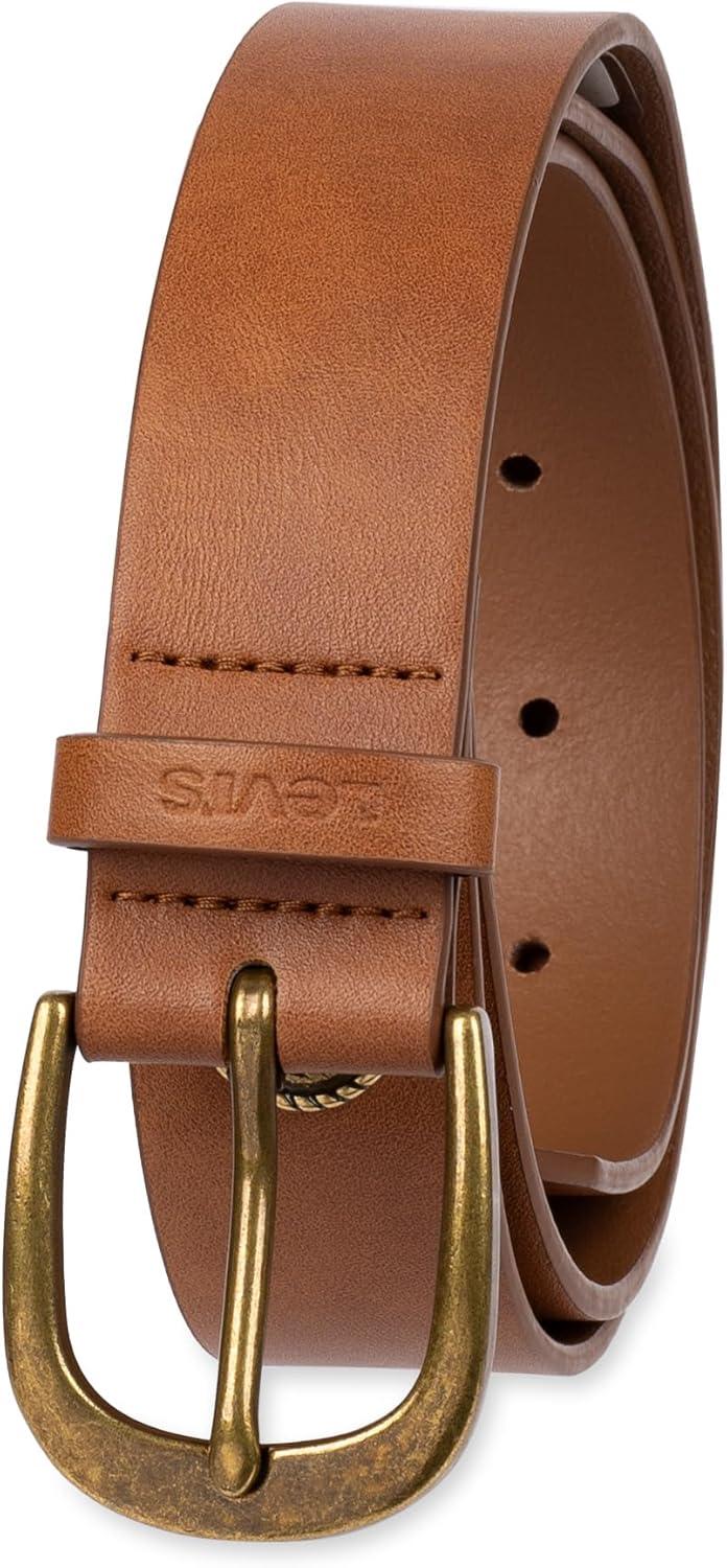 imageLevis Womens Western Inspired Fashion Belts for Jeans Trousers and DressesTan Concho