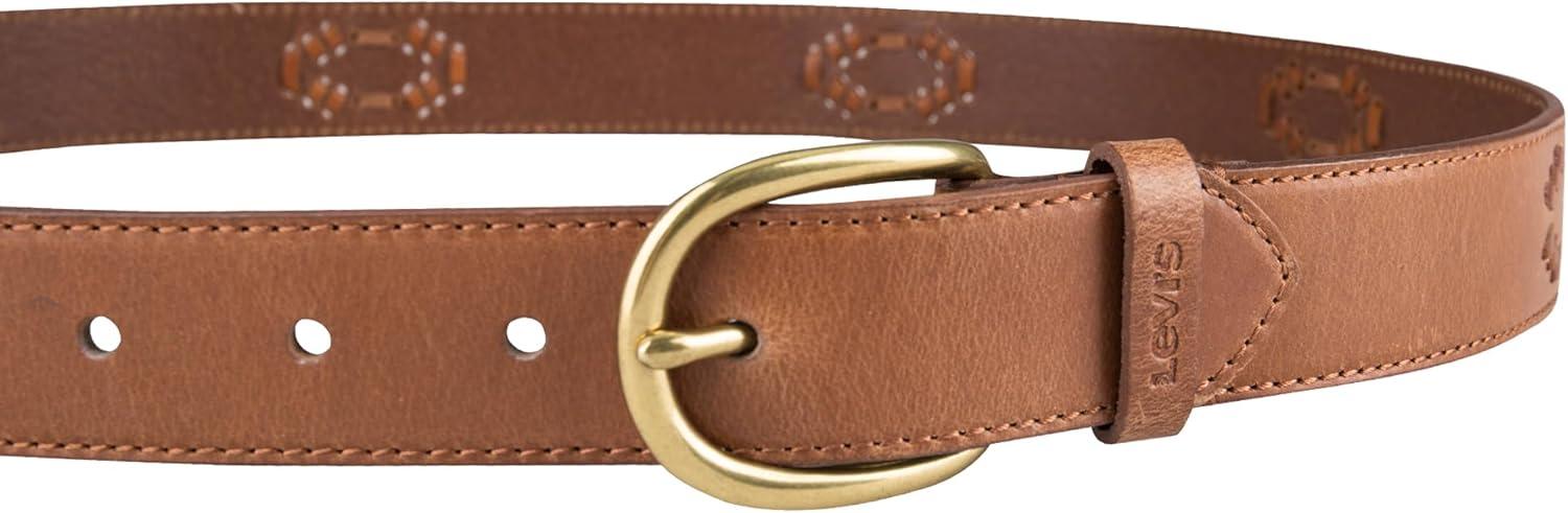 imageLevis Womens Western Inspired Fashion Belts for Jeans Trousers and DressesTan Lace