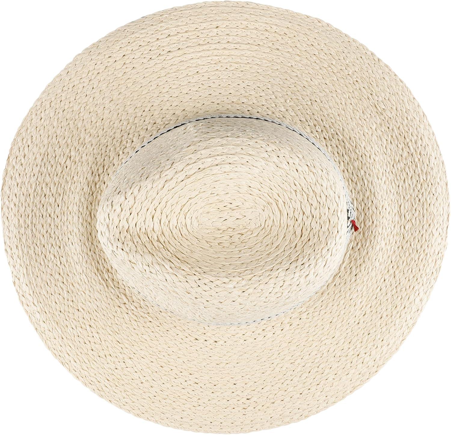 imageLevis Womens Wide Brim Straw Hat with Woven BandBlack