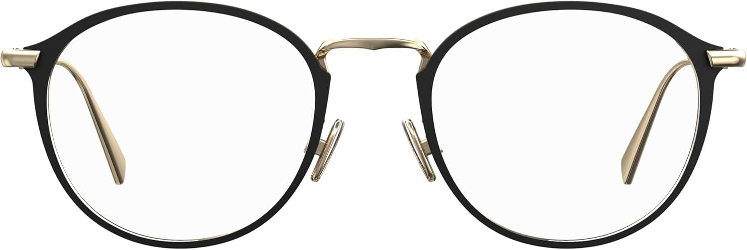 imageLevis mens LV 5001 Oval Prescription Eyeglass FramesMatte Black Gold