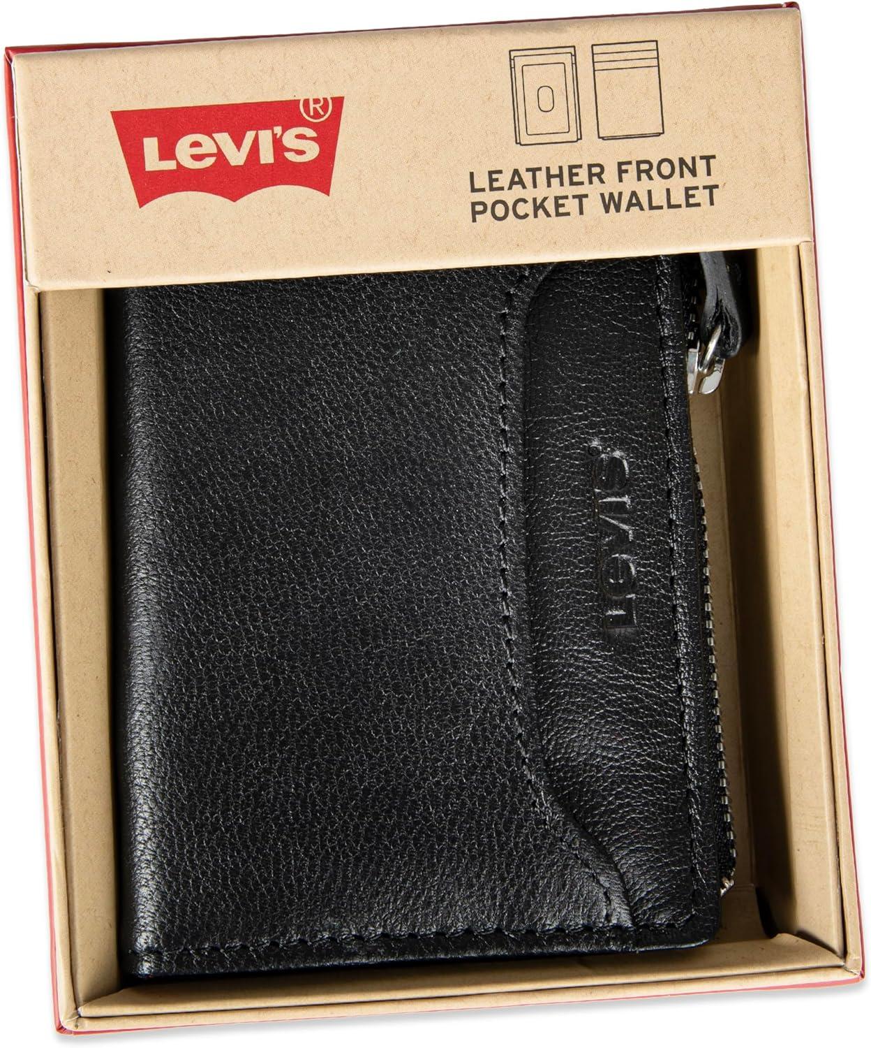 imageLevis mens RFID Slim Everyday Card Case WalletBlack Card Case