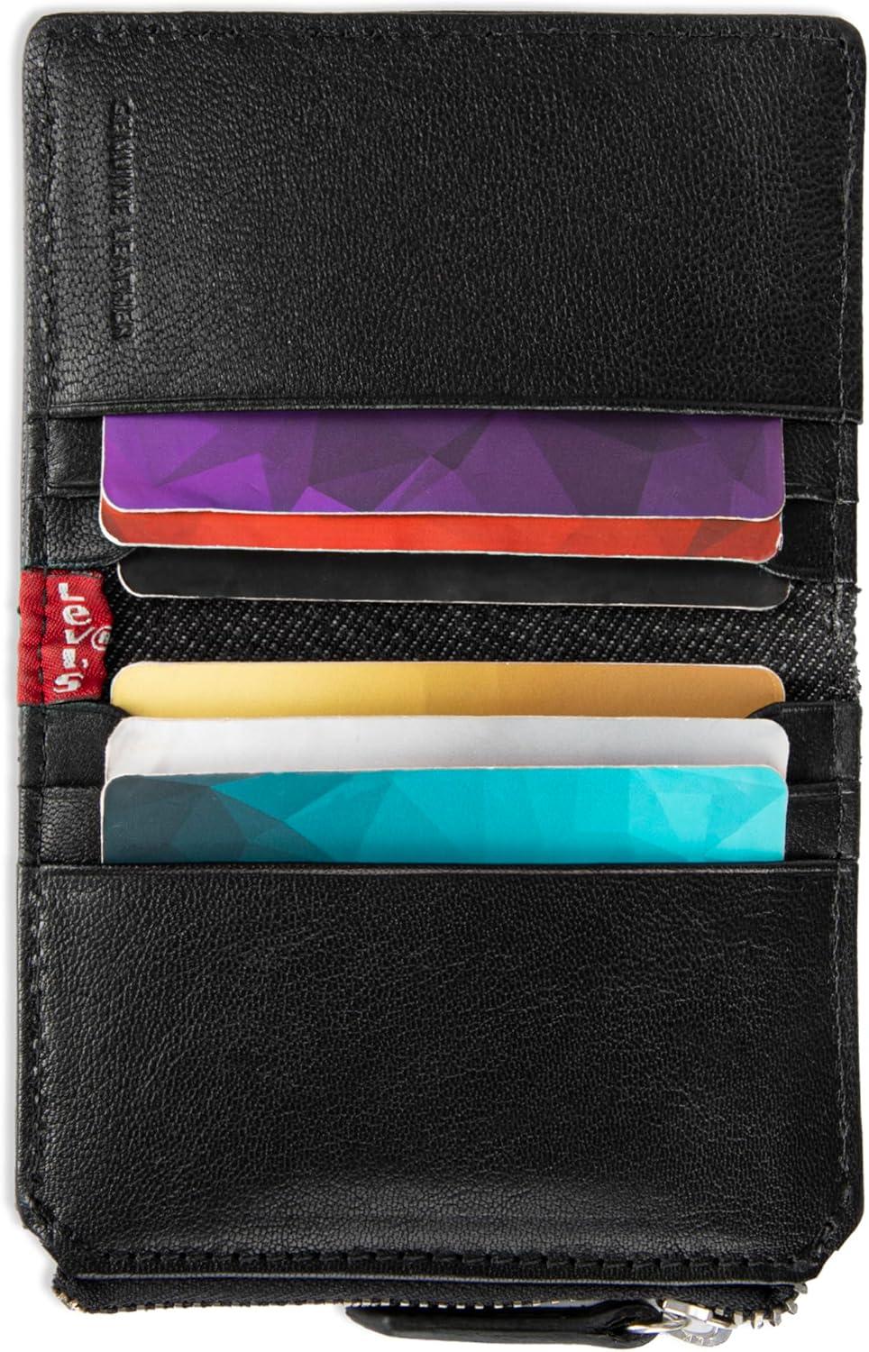 imageLevis mens RFID Slim Everyday Card Case WalletBlack Card Case