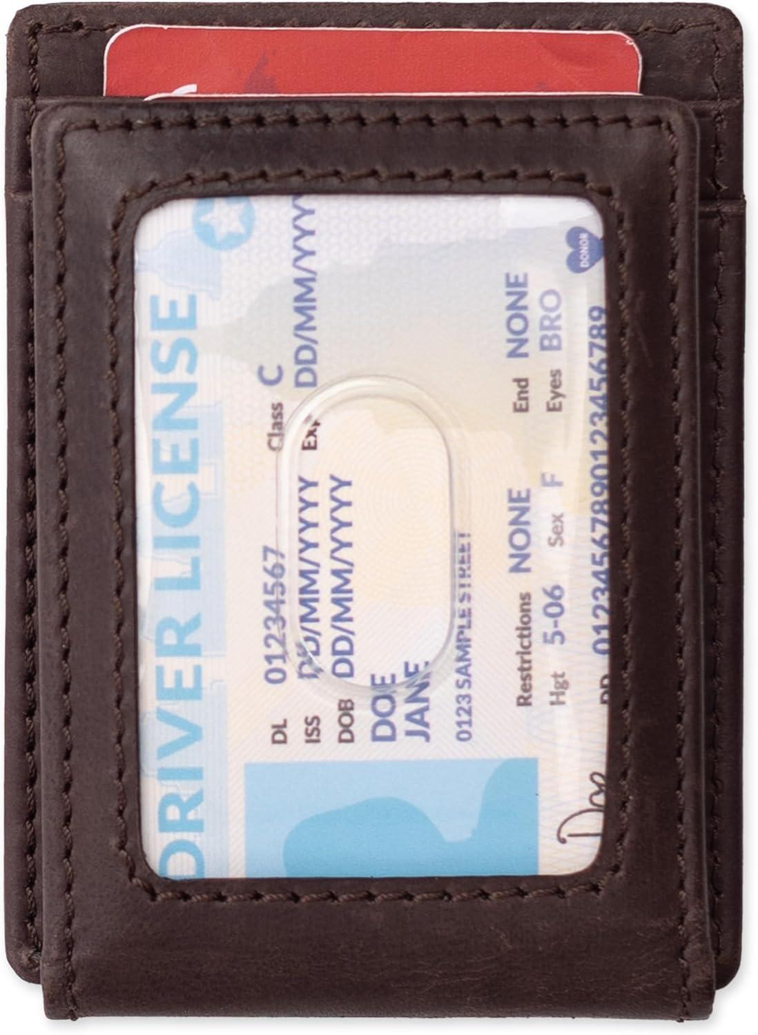 imageLevis mens RFID Slim Everyday Card Case WalletBrown