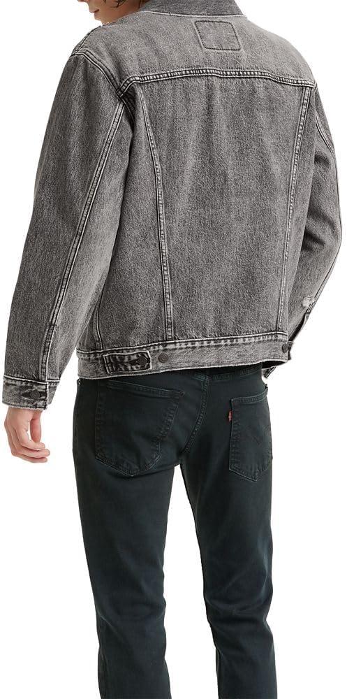 imageLevis mens Relaxed Fit TruckerBlack Bear Claws