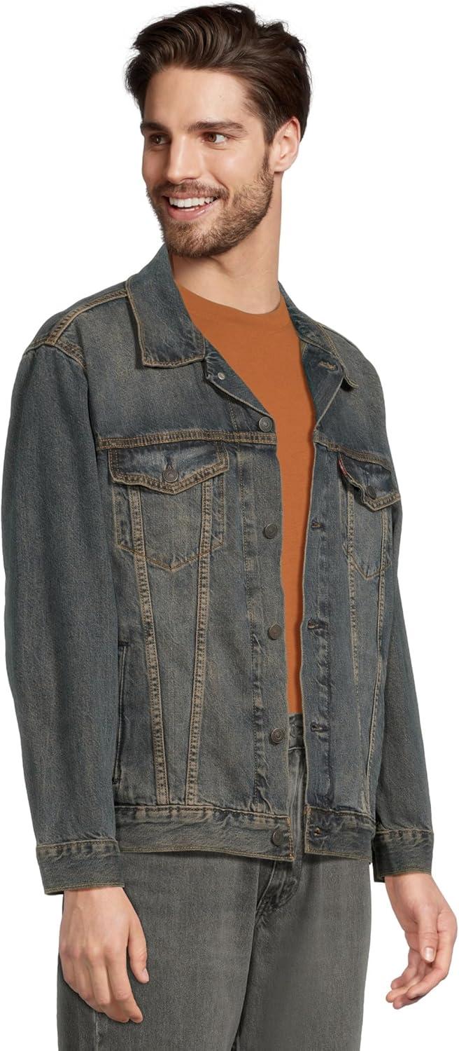 imageLevis mens Relaxed Fit TruckerCocoa Butter
