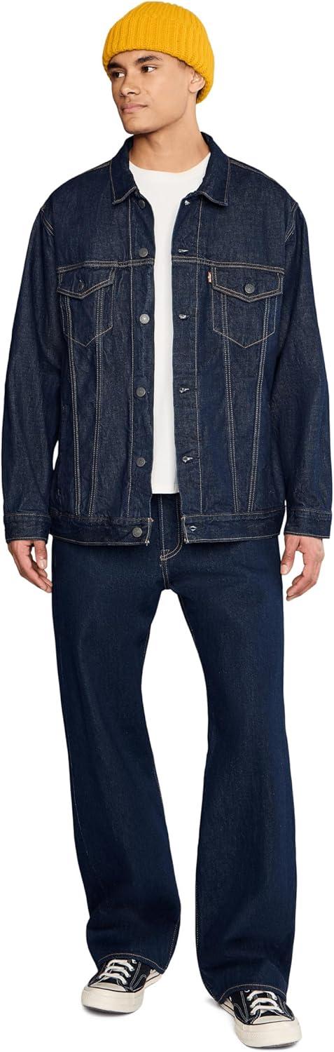 imageLevis mens Relaxed Fit TruckerWash It Out Rinse