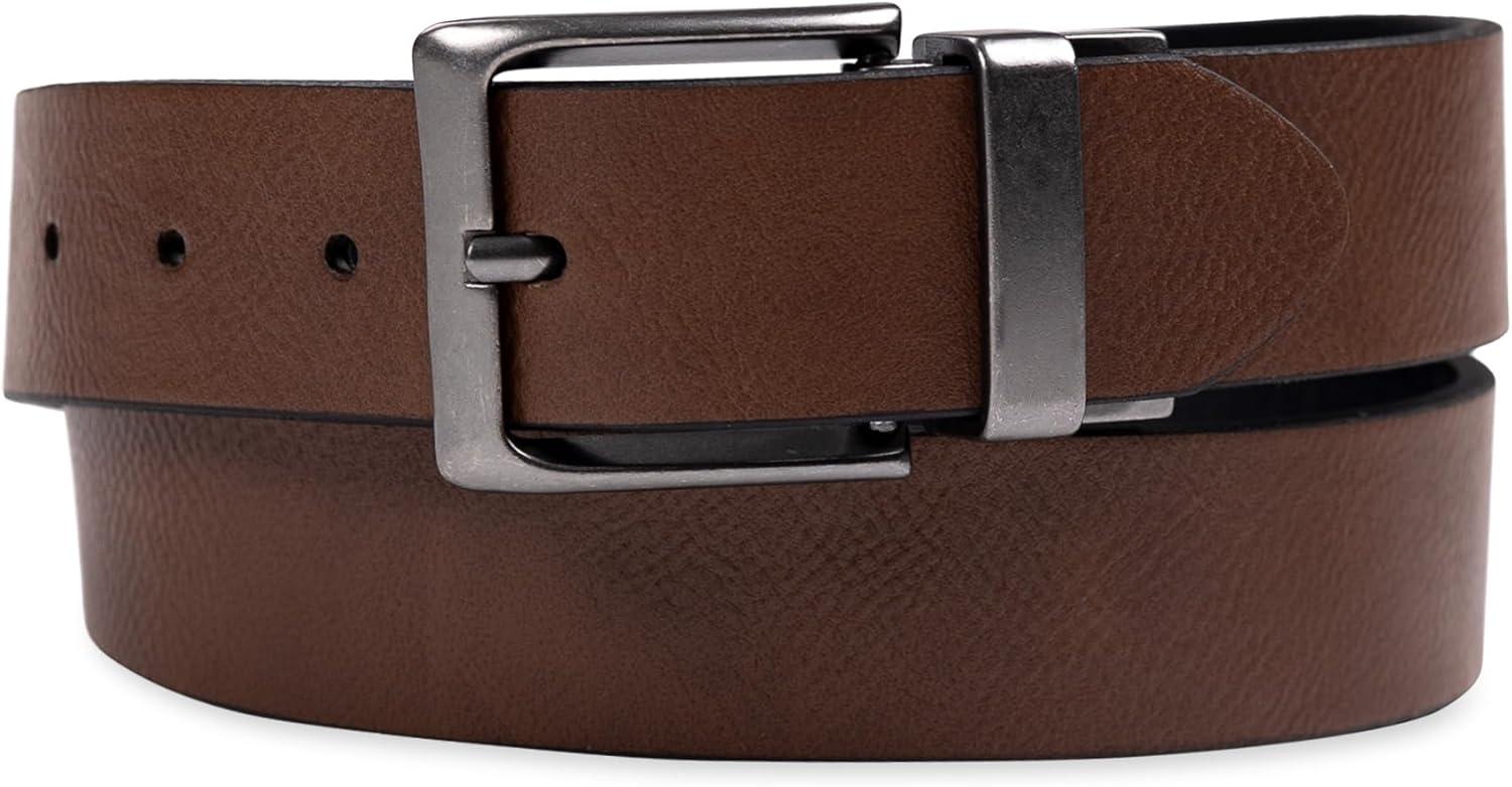 imageLevis mens Reversible Casual Jeans BeltBrownBlack Cut Edge