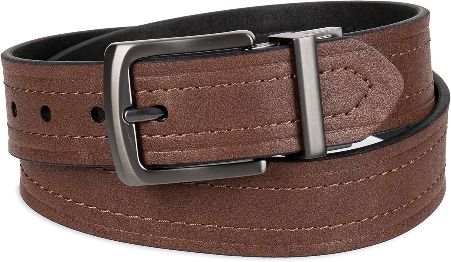 imageLevis mens Reversible Casual Jeans BeltBrownBlack Jean Casual