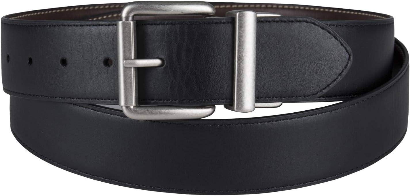 imageLevis mens Reversible Casual Jeans BeltBrownBlack Jones