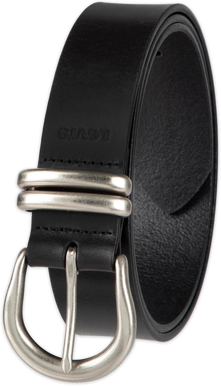 imageWomens Round Cut Edge Logo Loop Jean BeltBlack Metal Loop