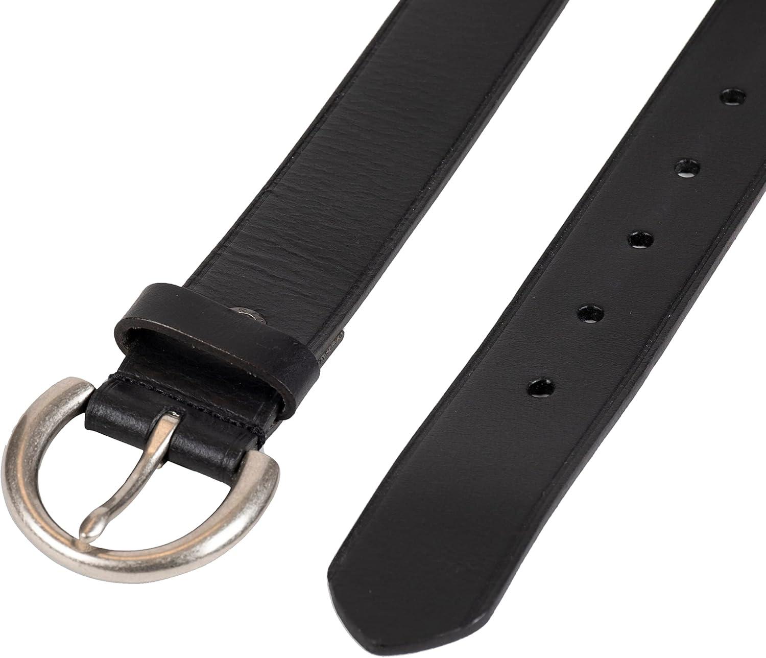 imageWomens Round Cut Edge Logo Loop Jean BeltBlack Rivet