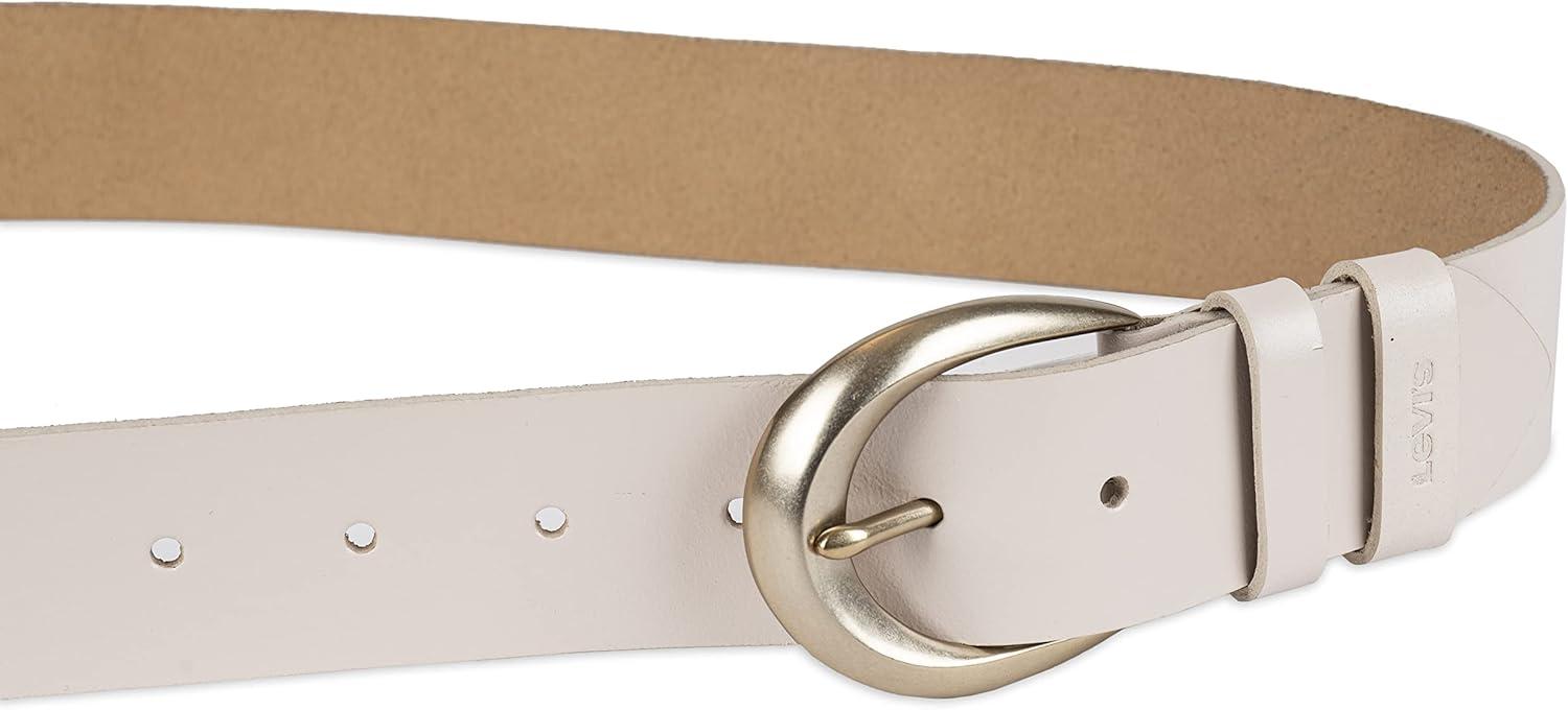 imageWomens Round Cut Edge Logo Loop Jean BeltWheat Double Loop