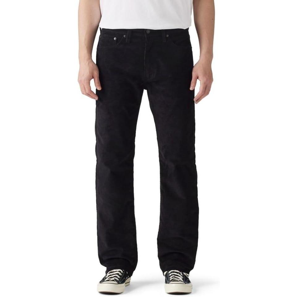imageLevis Mens 505 Regular Fit Jeans Also Available in Big amp TallBlack Stretch