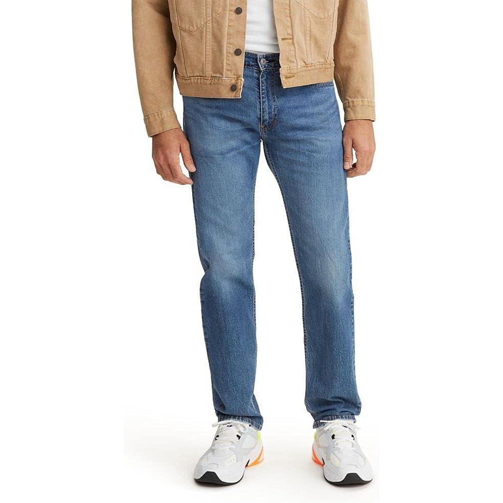 imageLevis Mens 505 Regular Fit Jeans Also Available in Big amp TallFremont Drop Shot Medium Indigo