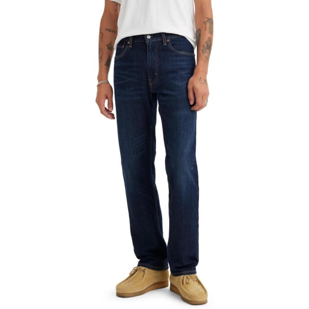 imageLevis Mens 505 Regular Fit Jeans Also Available in Big amp TallNail Loop Knot