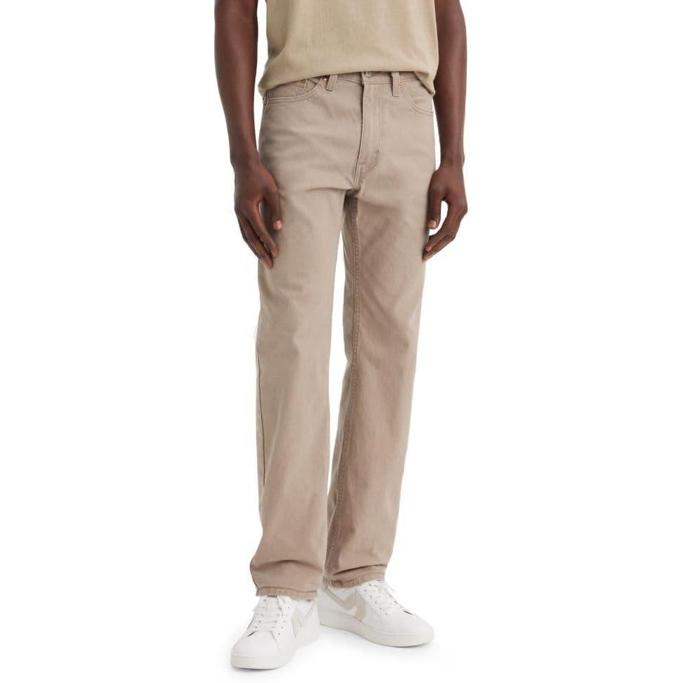 imageLevis Mens 505 Regular Fit Jeans Also Available in Big amp TallNew Desert Taupe Denim