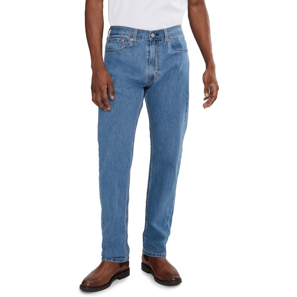 imageLevis Mens 505 Regular Fit Jeans Also Available in Big amp TallNew Main Stage Lightweight Stretch