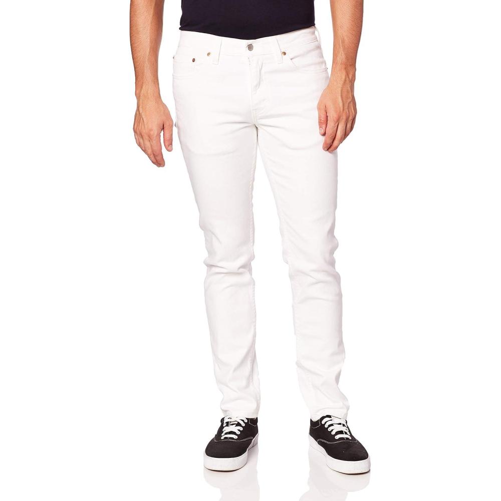 imageLevis Mens 511 Slim Fit Jeans Also Available in Big amp TallNew Castilleja White Advanced Stretch