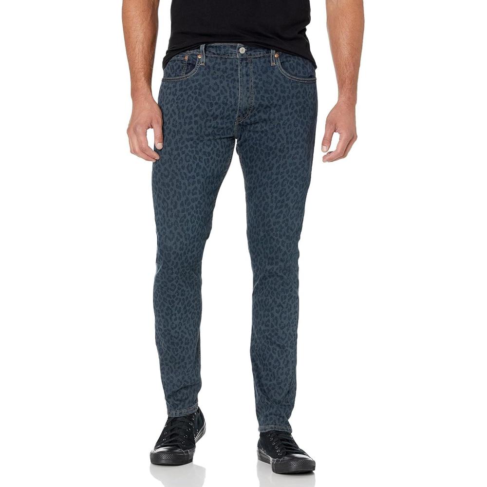 imageLevis Mens 512 Slim Taper Fit JeansMango Cheeetah  Overdyed Stretch