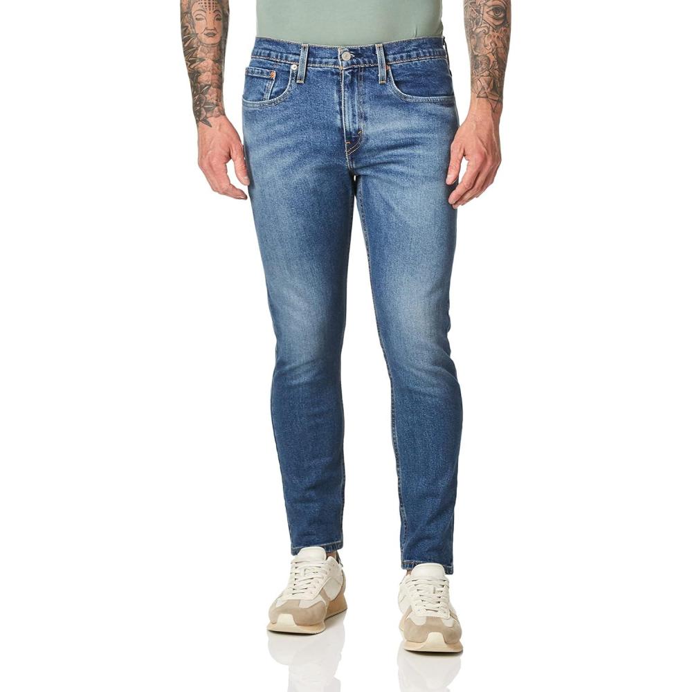 imageLevis Mens 512 Slim Taper Fit JeansNew Golden  Overdye Stretch