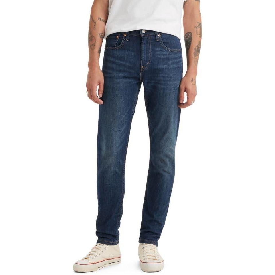 imageLevis Mens 512 Slim Taper Fit JeansNew Red Haze Indigo Stretch